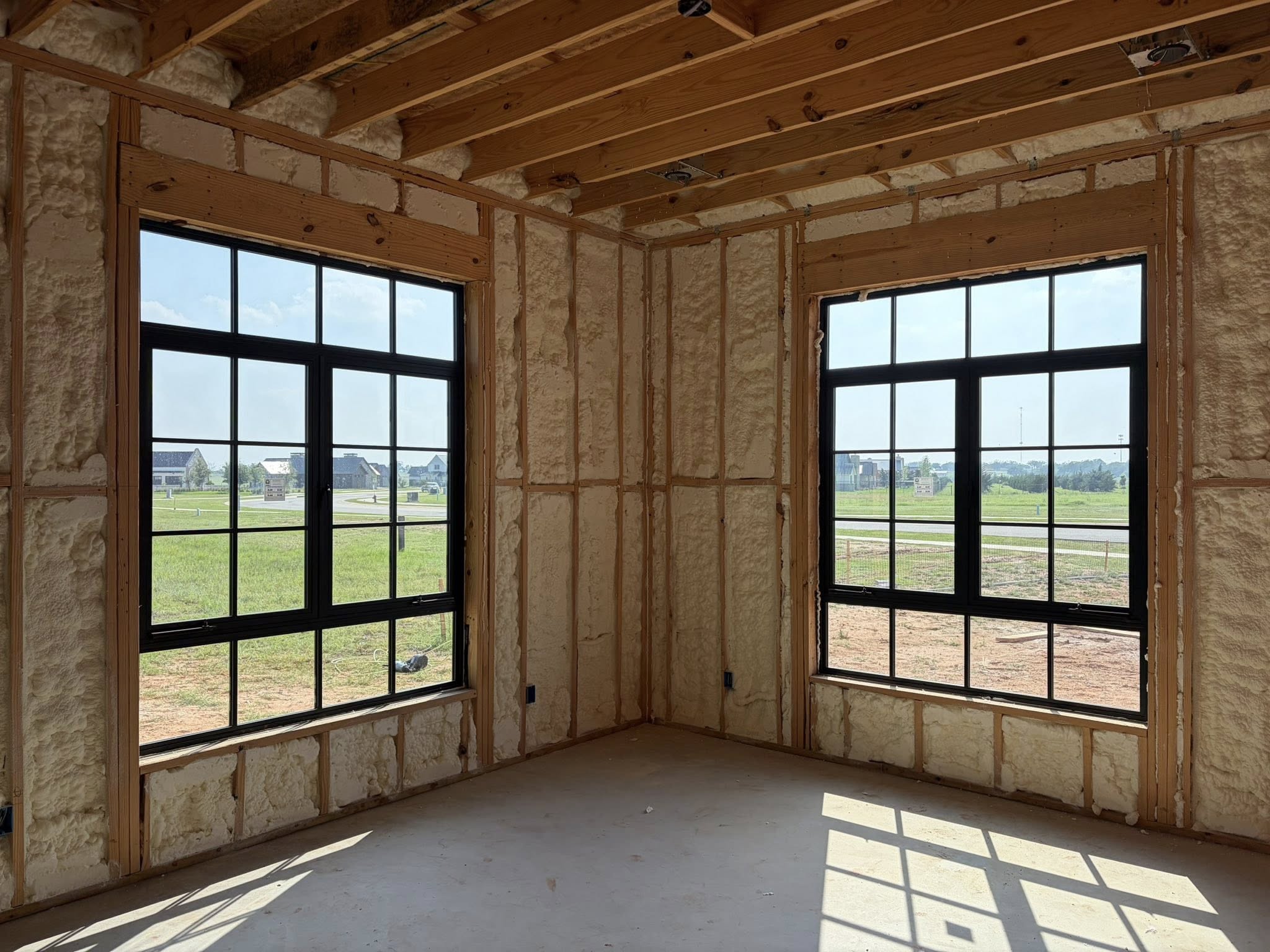 101 Alpine Street spray foam insulation